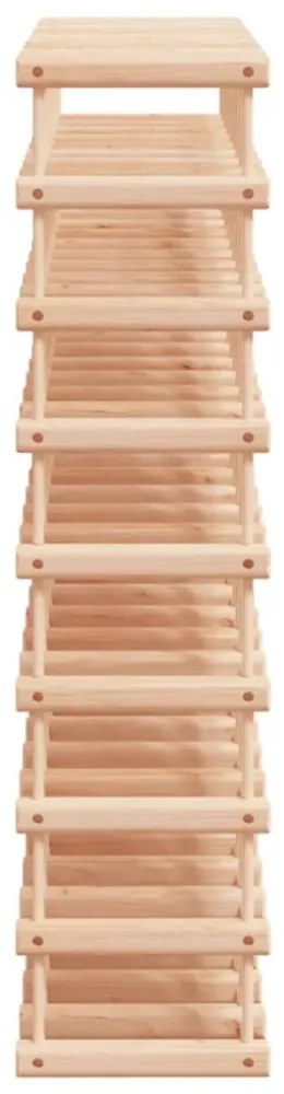 tömör fenyőfa bortartó 72 palackhoz 90,5x23x90,5 cm