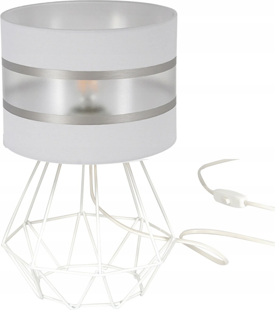 Asztali Éjjeli Lámpa, Gyémánt Lámpaernyővel