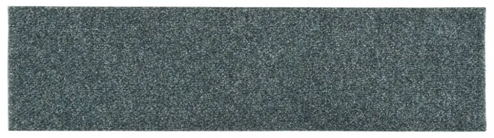 15 db zöld négyszögletes öntapadó lépcsőszőnyeg 76 x 20 cm