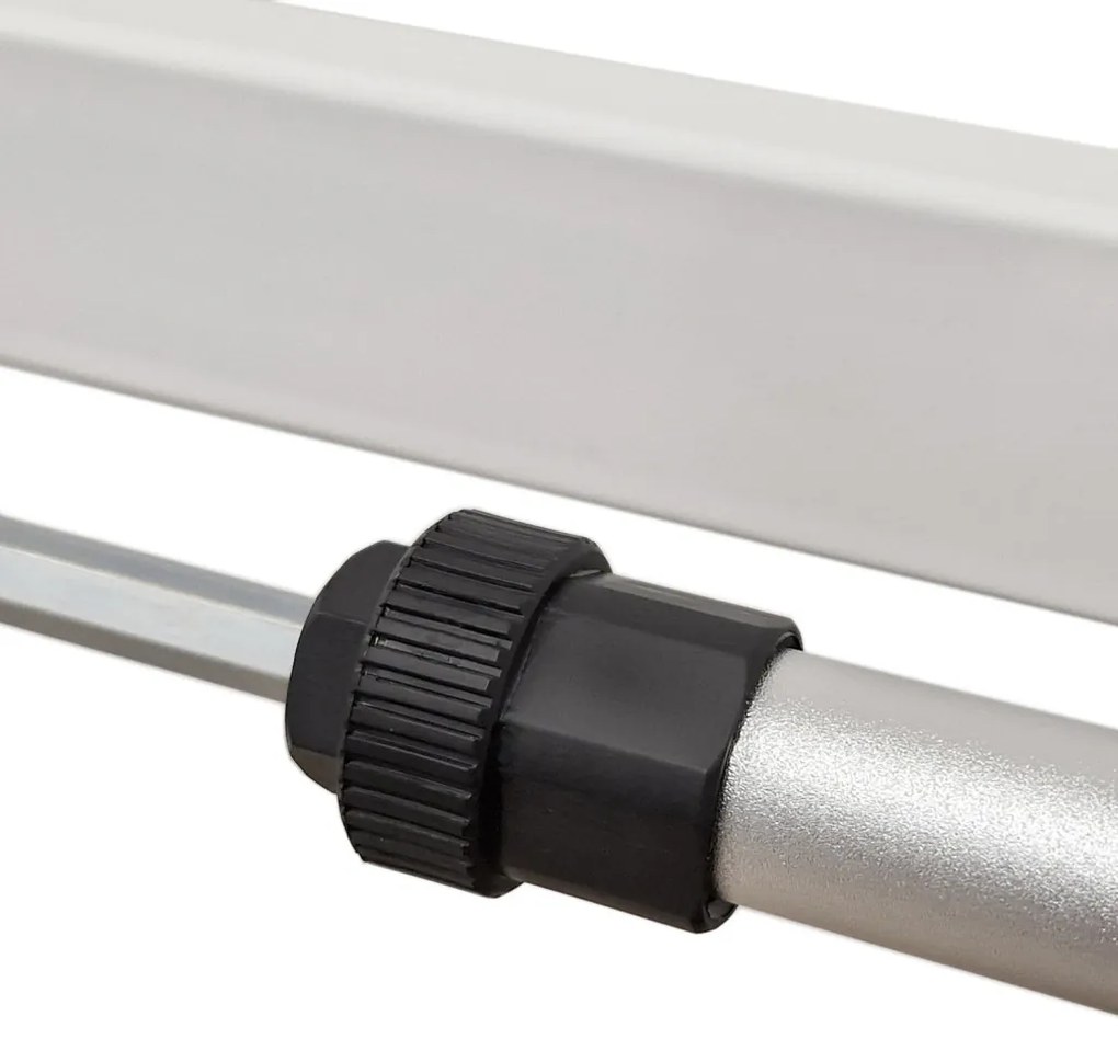 Masă de birou/gamer BIMotion, inalțime reglabilă electric, controler inteligent, culoare stejar artizanal, cu picioare albe 120x65
