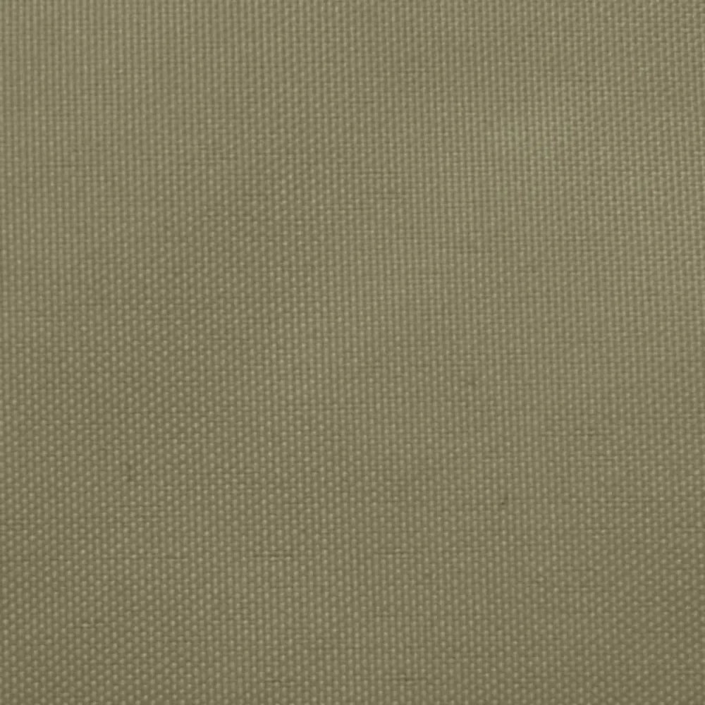 bézs háromszögű oxford-szövet napvitorla 3 x 4 x 5 m