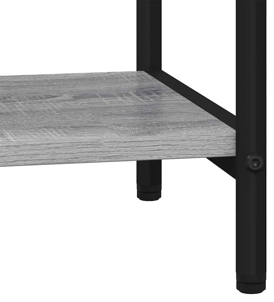 Könyvespolc Szürke sonoma 60 x 30 x 146 cm Faanyag