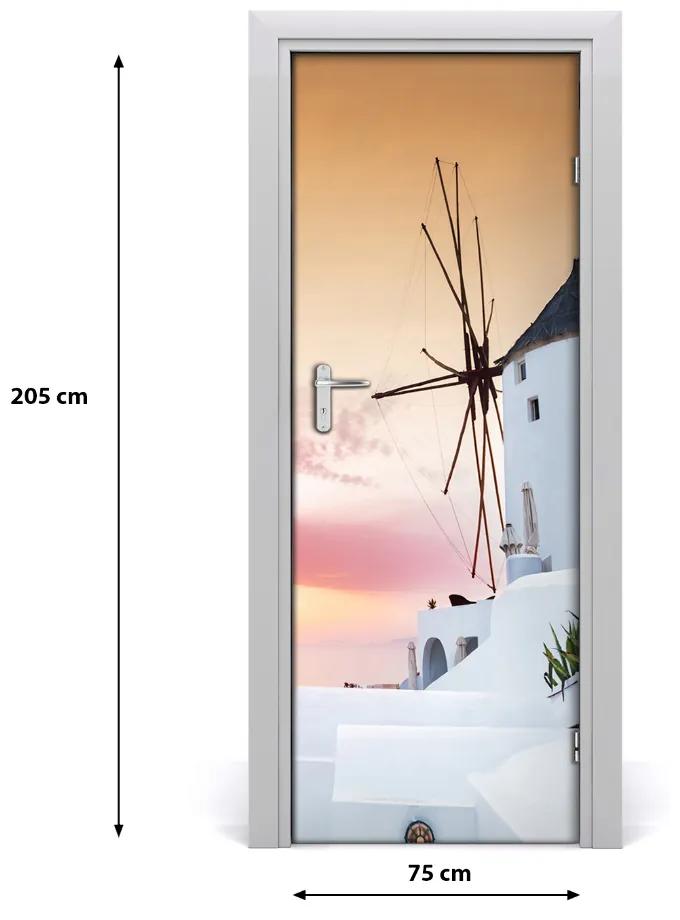 Fotótapéta ajtóra Santorini, Görögország 75x205 cm