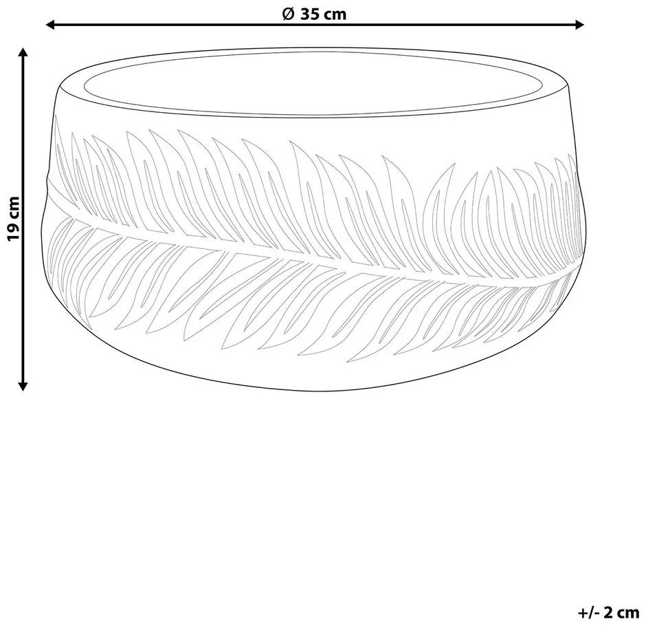 Virágtartó 19 cm Fiero (fehér). 1075119