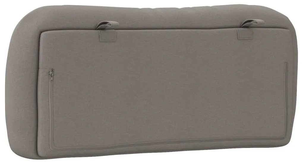 tópszínű szövet fejtámla párna 80 cm