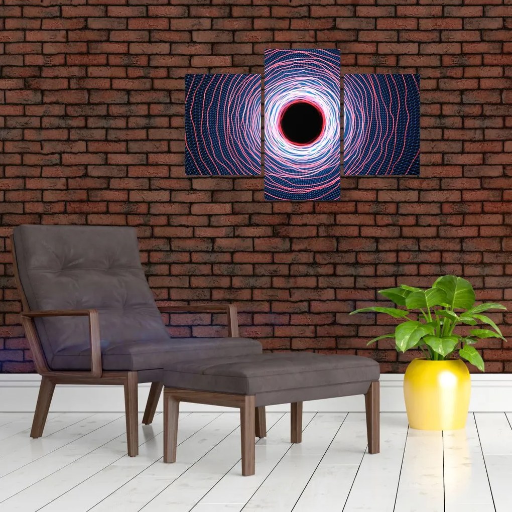 A kör absztrakció képe (90x60 cm)