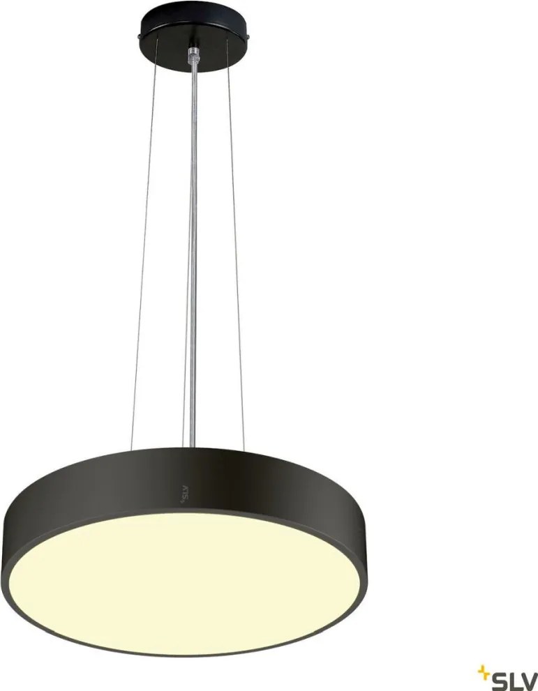 SLV 1007298 MEDO Modern Kültéri Mennyezeti Lámpa Fekete LED IP50