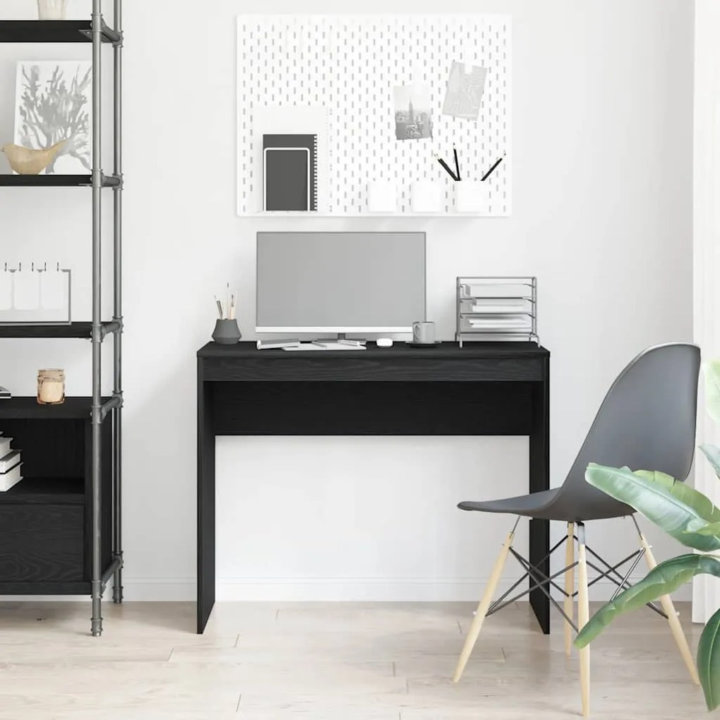 fekete tölgyfa íróasztal 90 x 40 x 72 cm