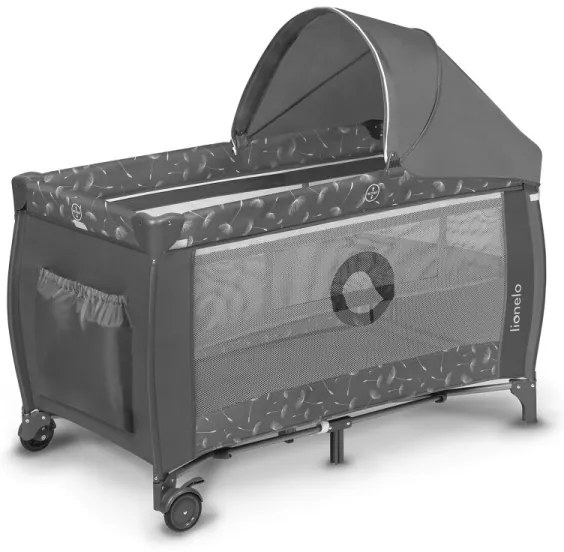 Lionelo - Utazó kiságy SVEN PLUS szürke