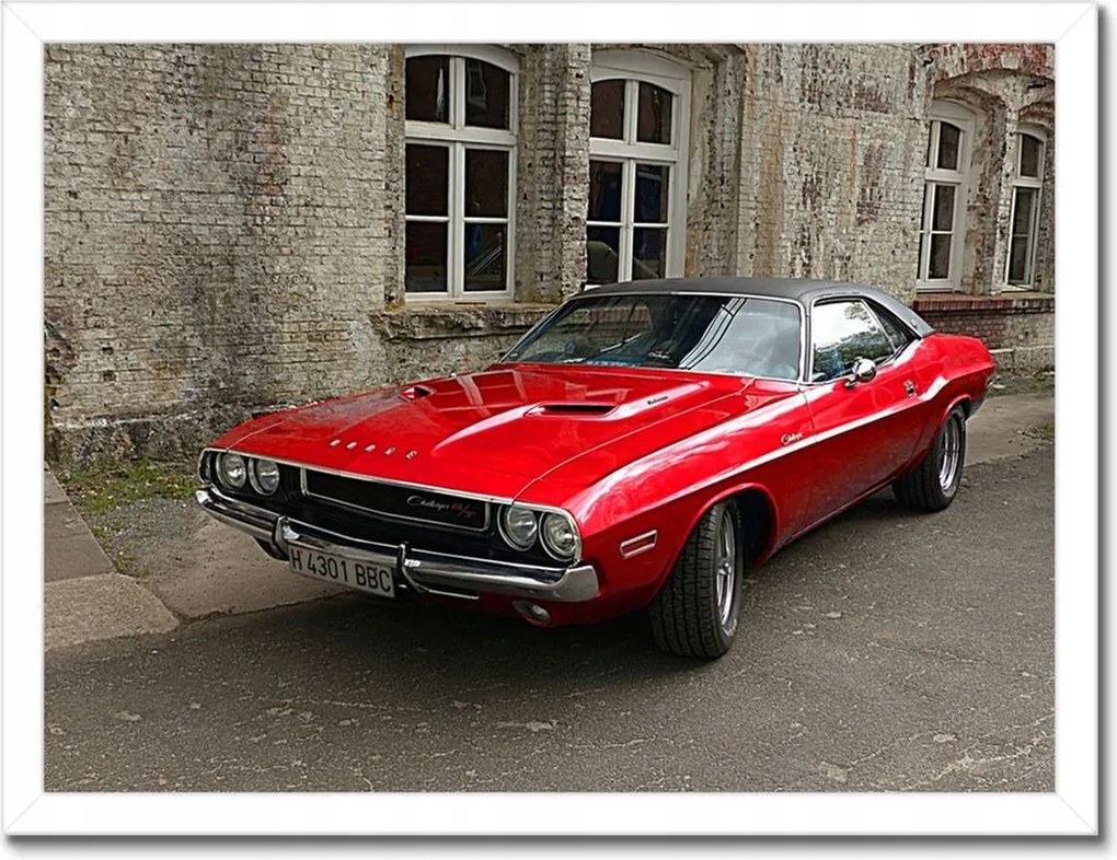 Poszterek keretben 40x30 Dodge Challenger Rt Auto