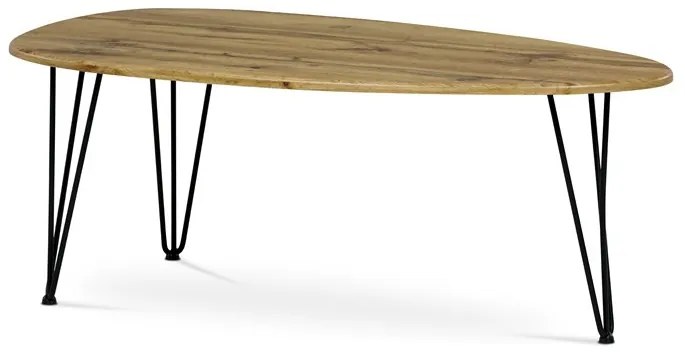 Dohányzóasztal 120 × 67 × 46 cm MDF vadtölgy AF-3014 OAK