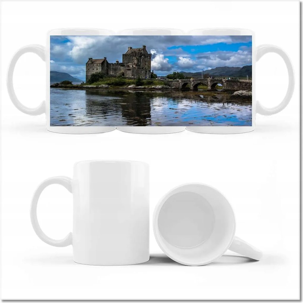 Fotó bögre Kastély tükröződés a vízben