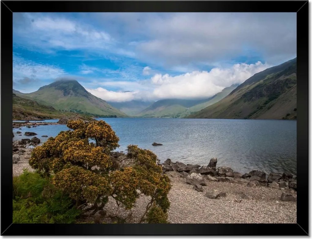 Poszterek keretben 40x30 Felhők az égen a hegyek felett