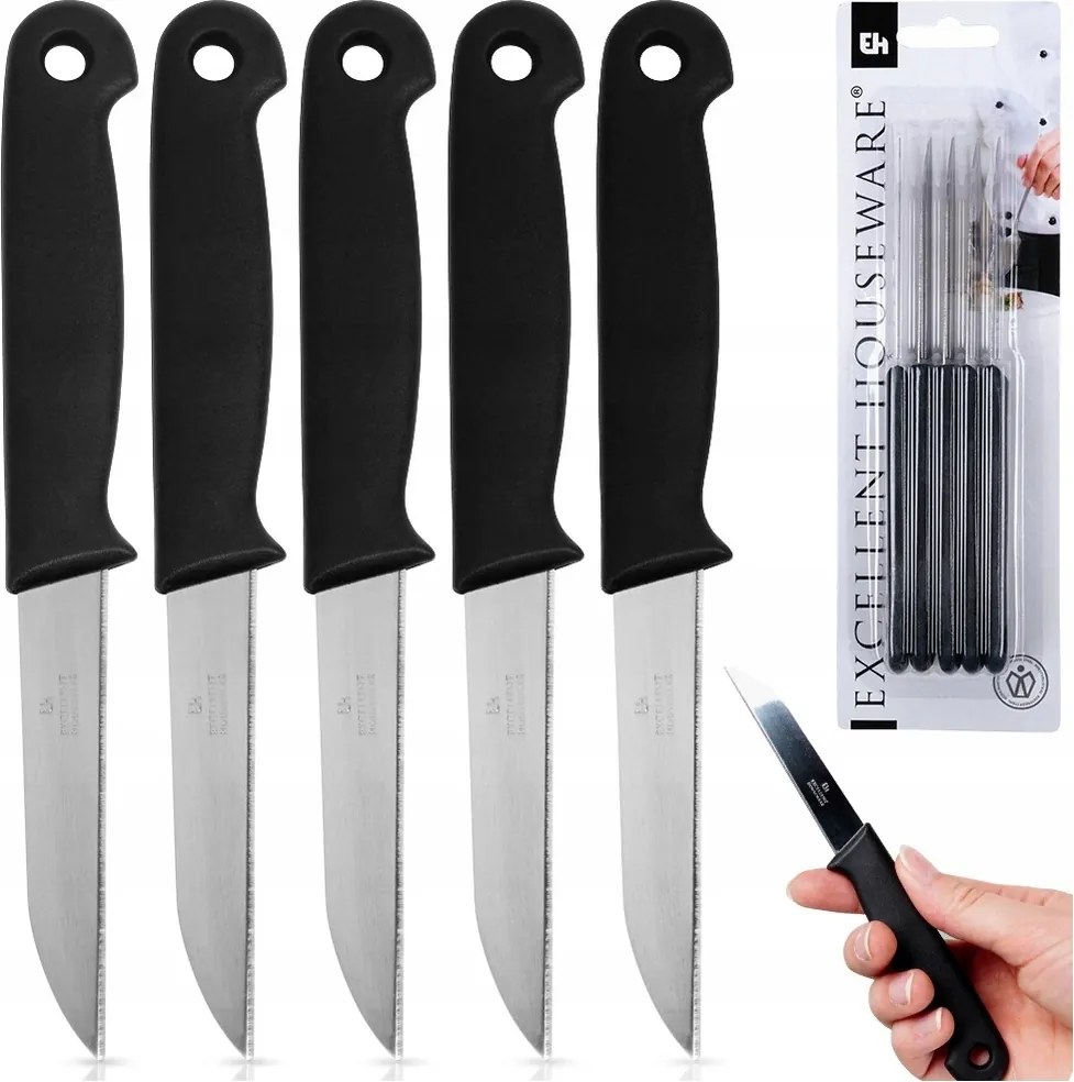 5X Zöldség-gyümölcs Hámozó Kés Acél Konyhai Kis Hámozó