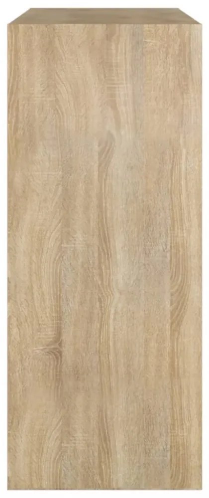 sonoma tölgy térelválasztó könyvszekrény 80 x 30 x 72 cm