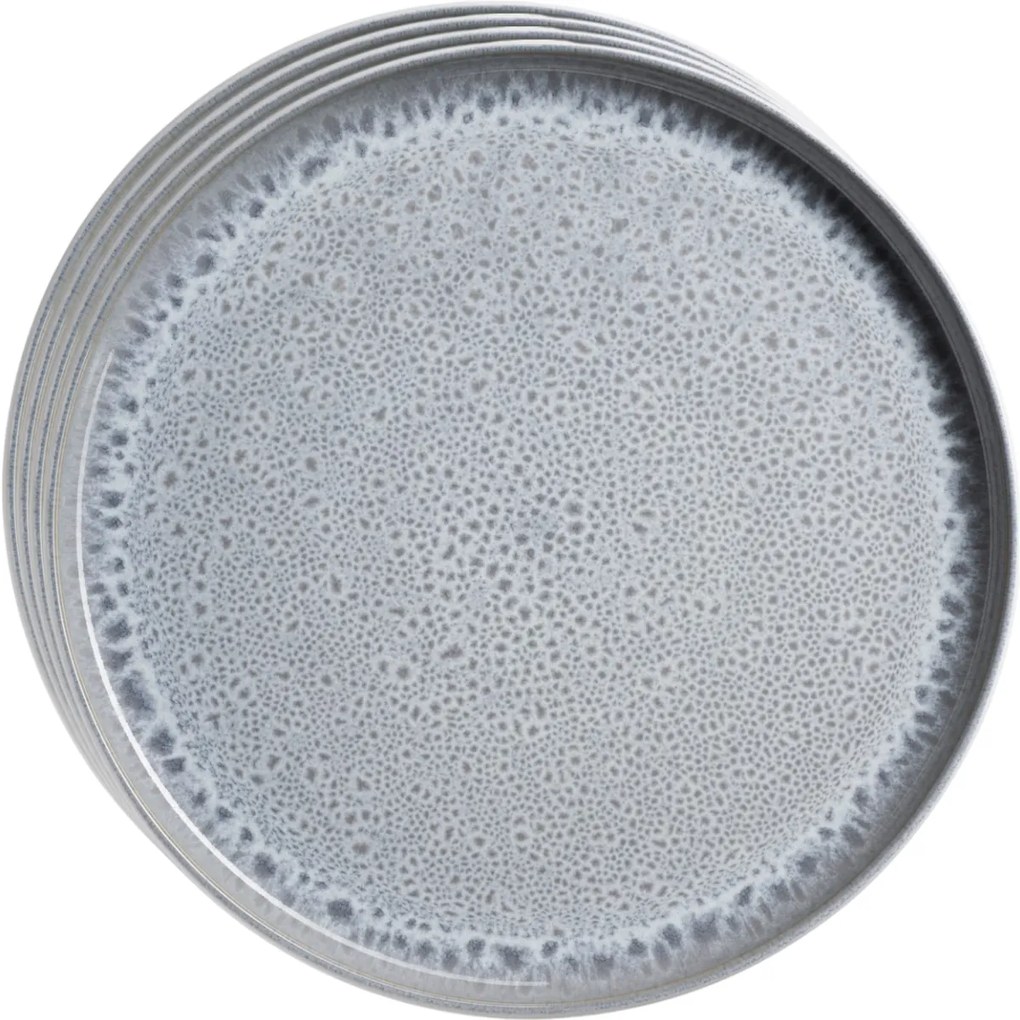 Mäser Lunaria Grey sekély tányérkészlet, 26 cm, 4db