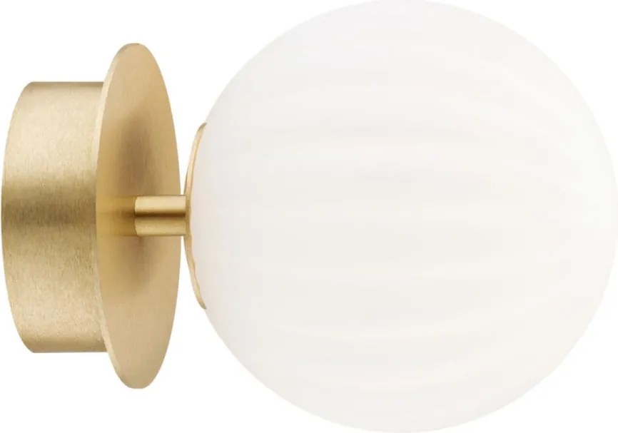 ARGON 8504 PALOMA Glamour Mennyezeti Lámpa Opál Szőnyeg, Csiszolt Sárgaréz E14 IP20