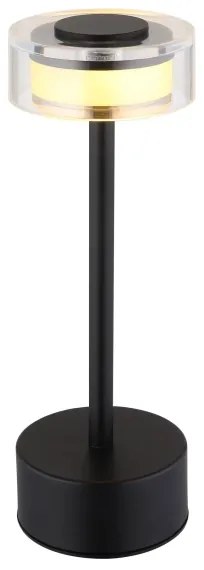 Globo 21026S - LED Dimmelhető asztali lámpa SHIRA LED/2,5W/3,7V 2700/4000/6500K fekete