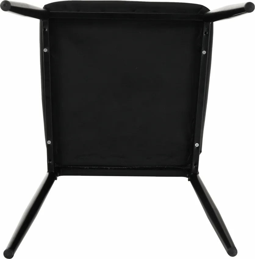 Étkező szék, sotétszürke/fekete, ENRA