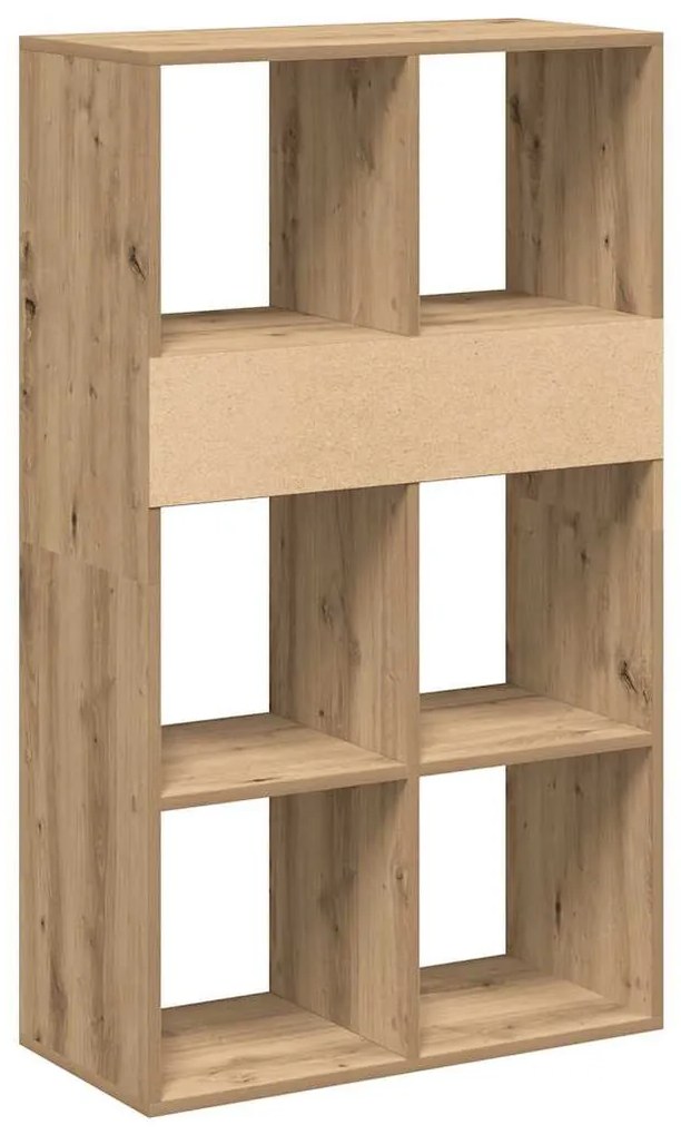 könyvszekrény kézműves tölgy 66x31x112 cm szerelt fa
