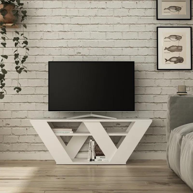 Pipralla fehér tv állvány 110 x 40 x 30 cm