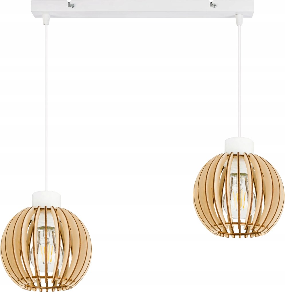 Függő Lámpa Túlnyúló mennyezeti csillár Loft Fa 2