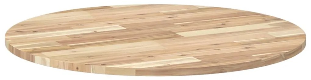 kerek tömör akácfa asztallap Ø80 x 2 cm