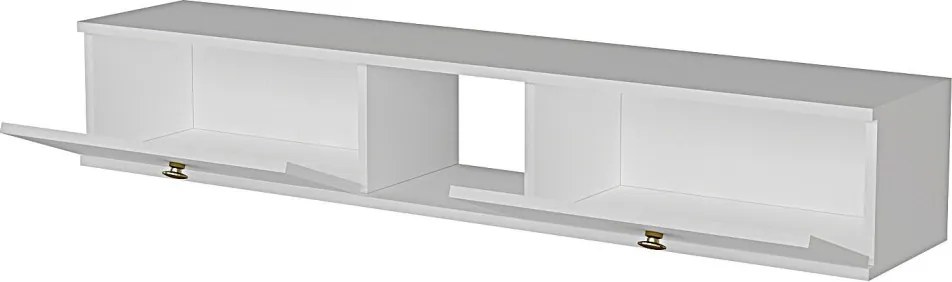 Zuzu TV-állvány, fehér, 150 cm
