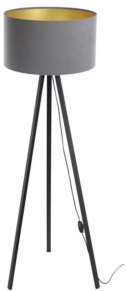 Állólámpa STANDART 1xE27/60W/230V szürke/wenge