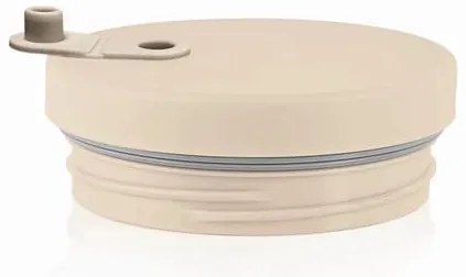 Termoszbögre, 1,2 l, szívószállal, füllel, bézs (KHKE679)