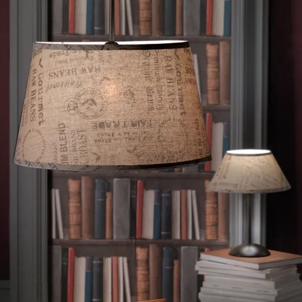 ONLI - Asztali lámpa MAIDA 1xE27/15W/230V 38 cm barna