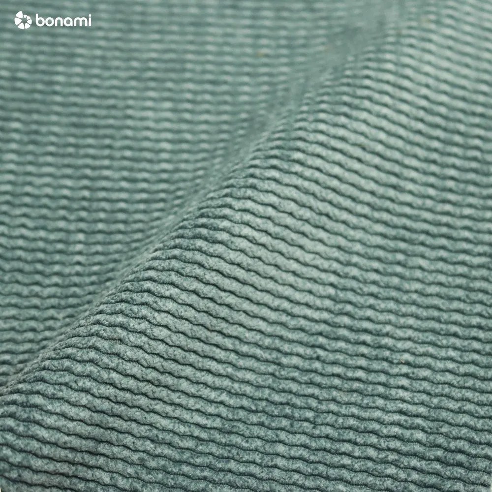 Türkiz kordbársony kinyitható-tárolóhelyes kanapé 215 cm Bjork – Bonami Selection