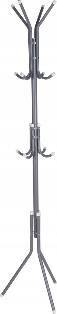 Álló fém ruhaakasztó előszobába 175 cm