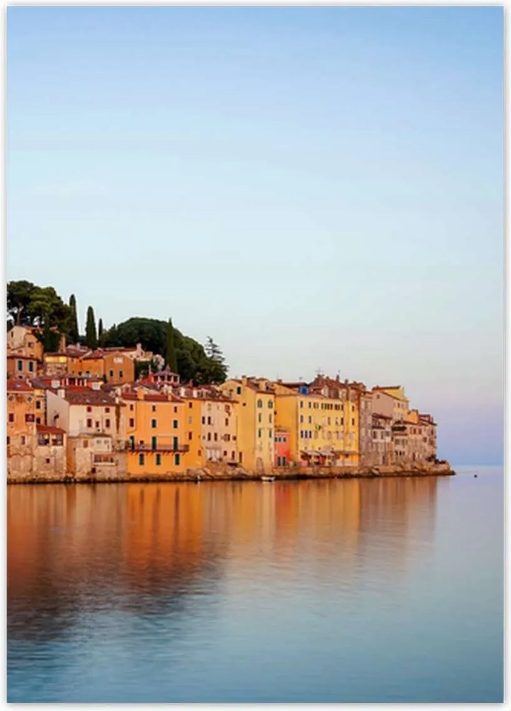 Poszterek 50x70 Romantikus város Rovinj