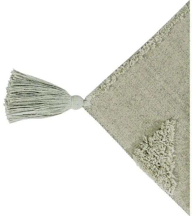 Világoszöld mosható kézi szövésű pamut szőnyeg 170x240 cm Tribu Olive – Lorena Canals