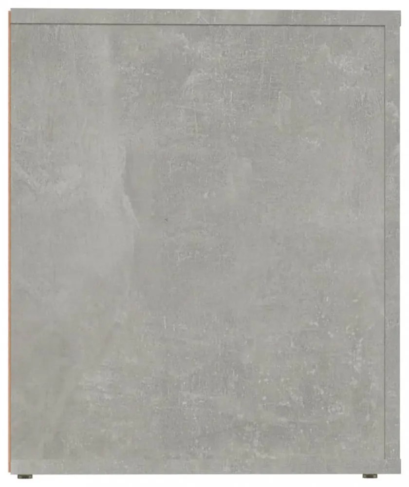 2 db betonszürke éjjeliszekrény 50x39x47 cm