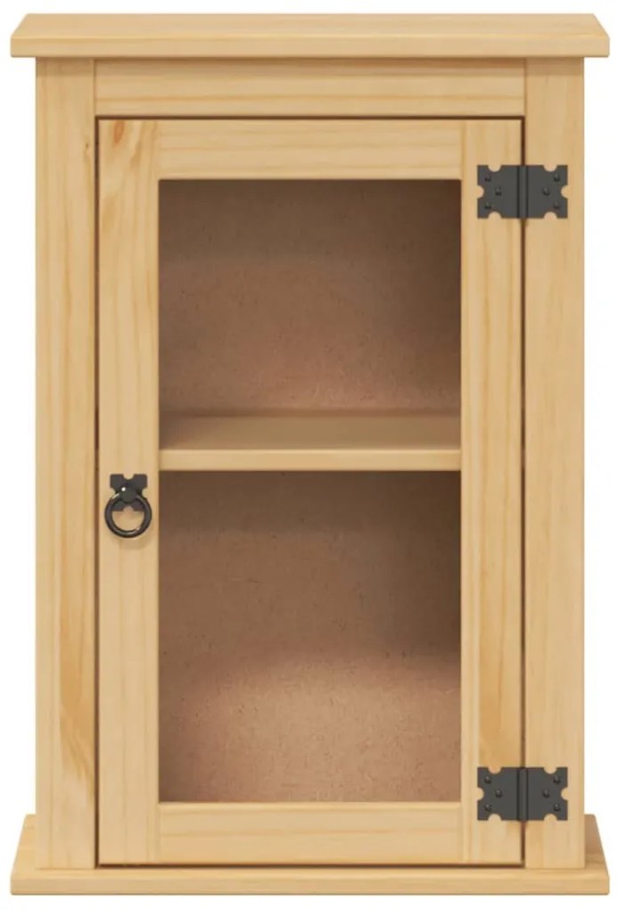 Corona tömör fenyőfa fali fürdőszobaszekrény 45 x 27 x 64,5 cm