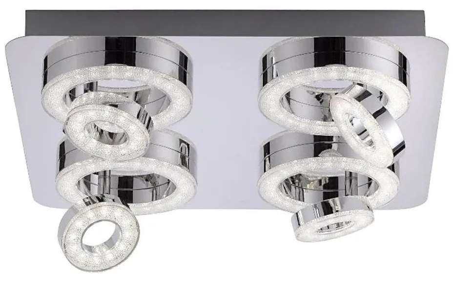 JUST LIGHT. 14662-17 - LED RGBW Dimmelhető spotlámpa TIM 4xLED/5,9/230V + távirányító