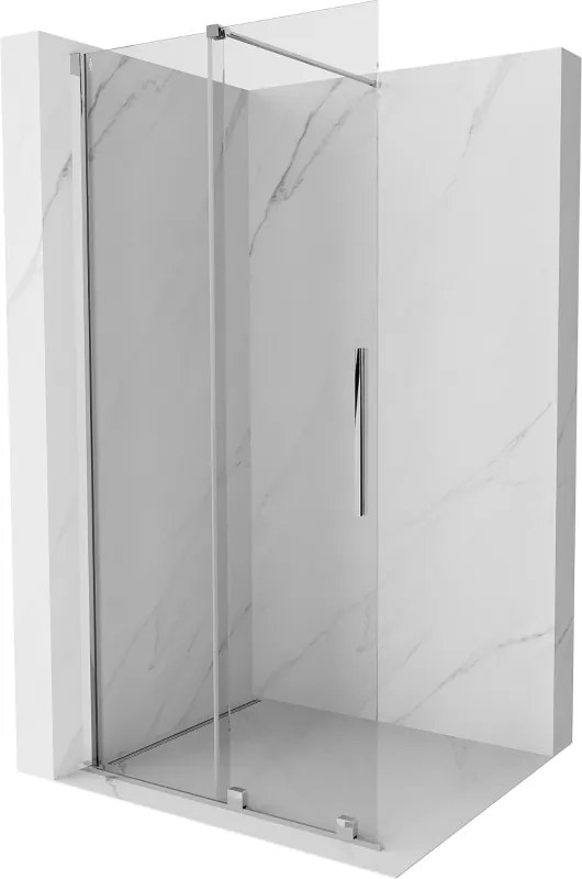 Mexen Velar Walk-in toló zuhanyfal 70 x 200 cm, átlátszó 8 mm, króm - 871-070-000-03-01