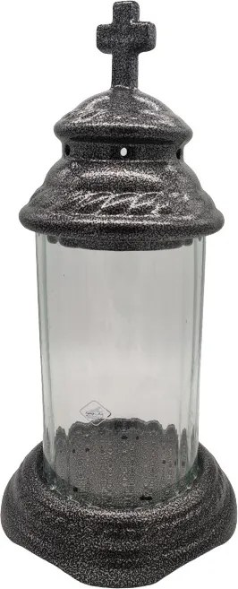 porcelán ZS-2 fekete-ezüst antik 1 db