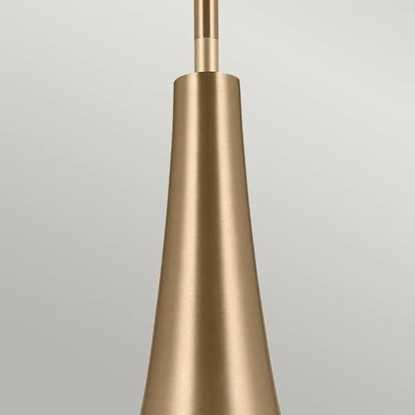 Kichler KL-DEELA-P-CPZ - Csillár rúdon DEELA 1xE27/60W/230V átm. 17,8 cm réz