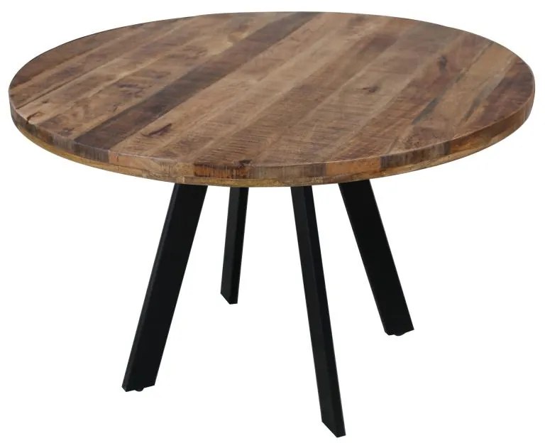 Kerek étkezőasztal Thunder 120 cm mangófa