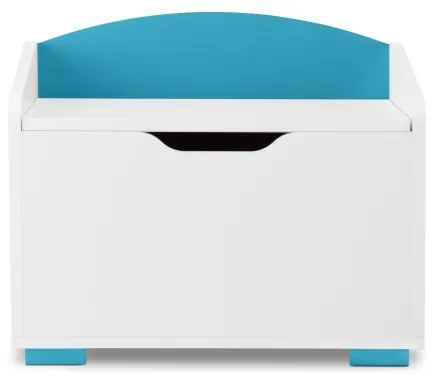 Gyermek tárolódoboz PABIS 50x60 cm fehér/kék