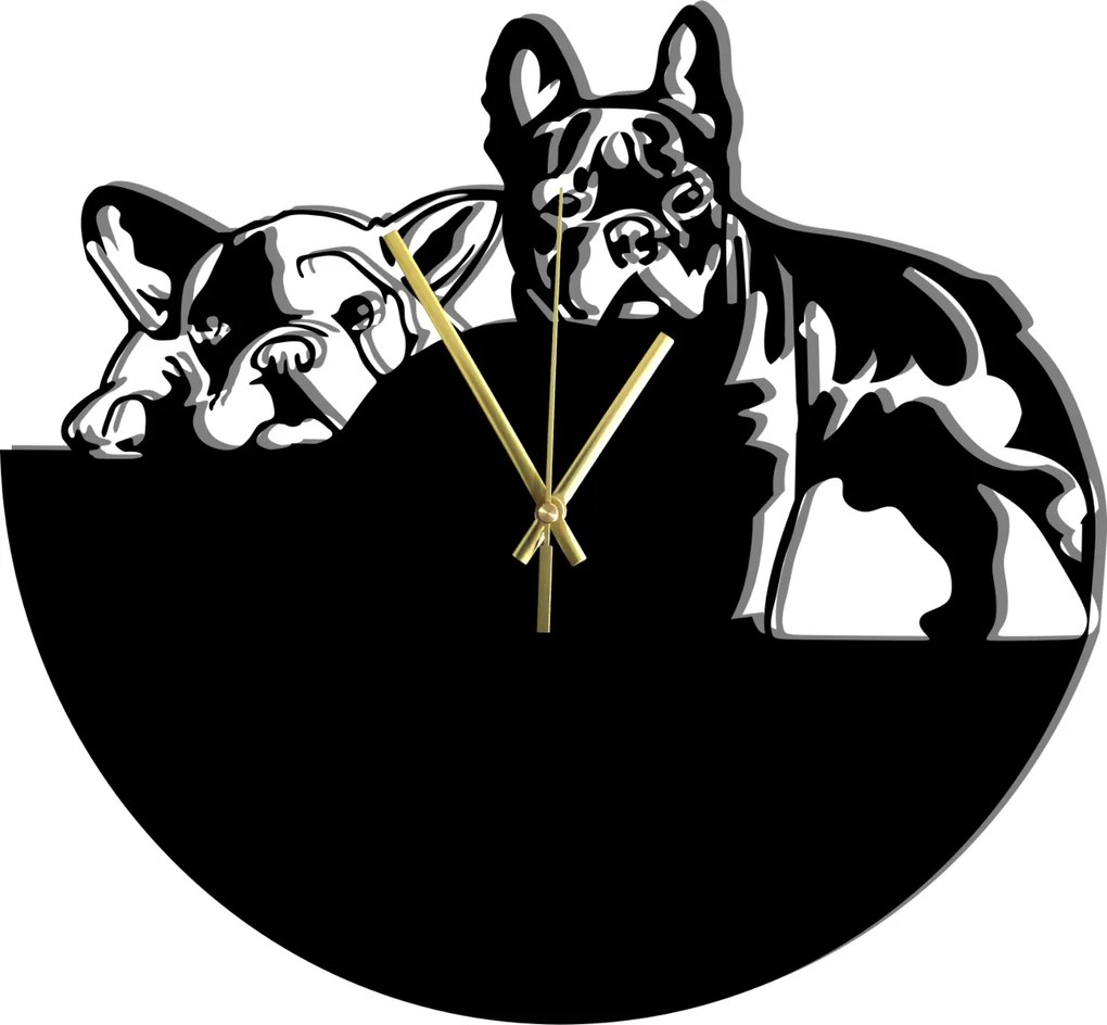 Falióra Ajándék Francia Bulldog Kutya 45 cm