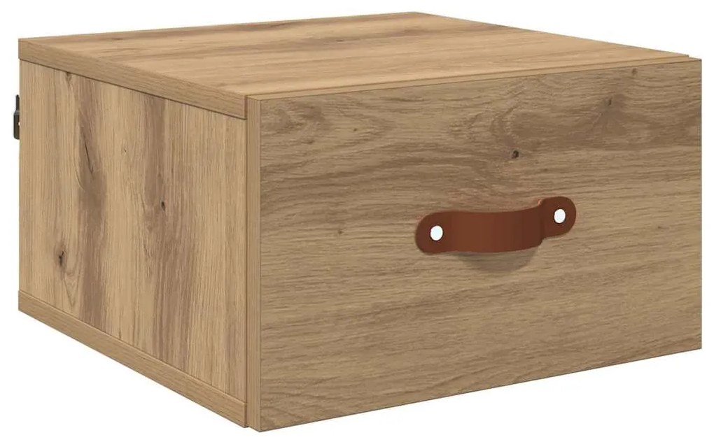 Fali éjjeli szekrény Artisan tölgy 35 x 35 x 20 cm Faanyag