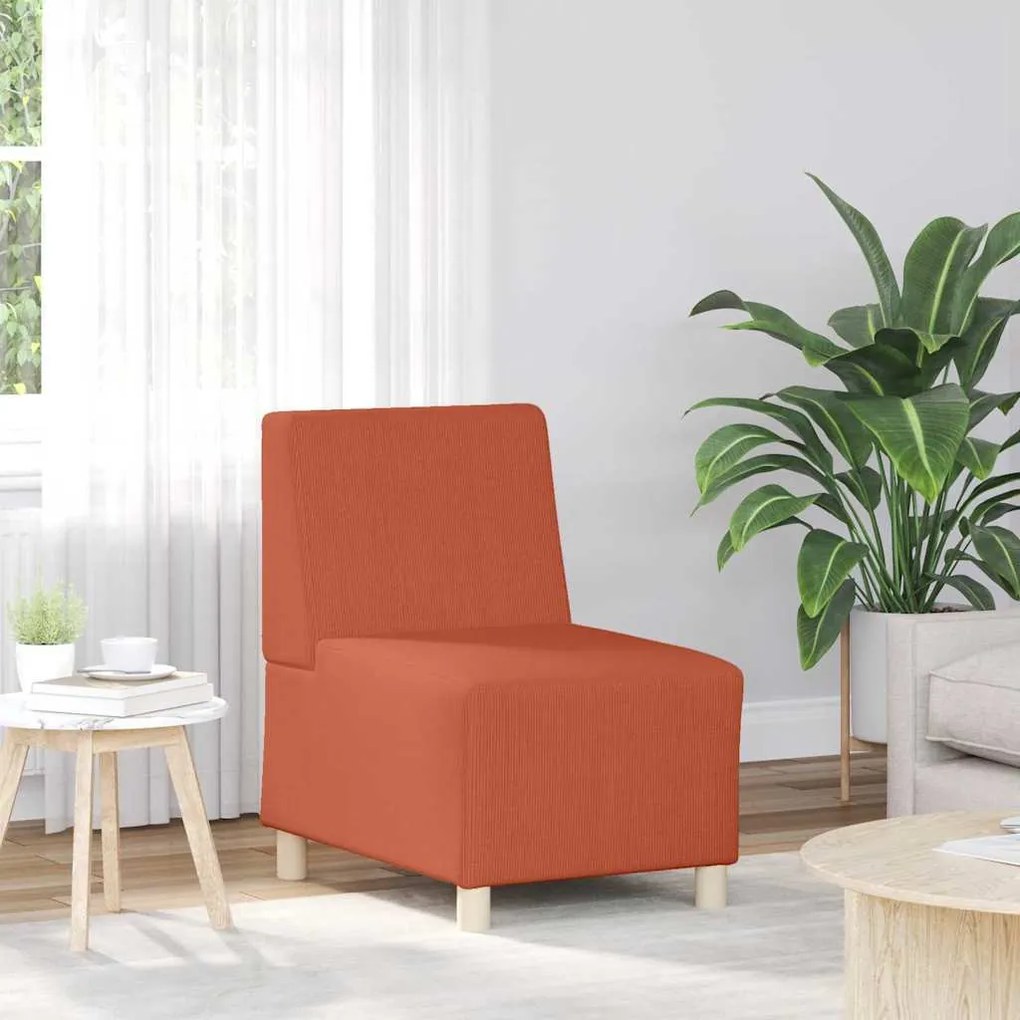 Karfa Nélküli Modularis Kanapé Egység 2 pcs Narancssárga
