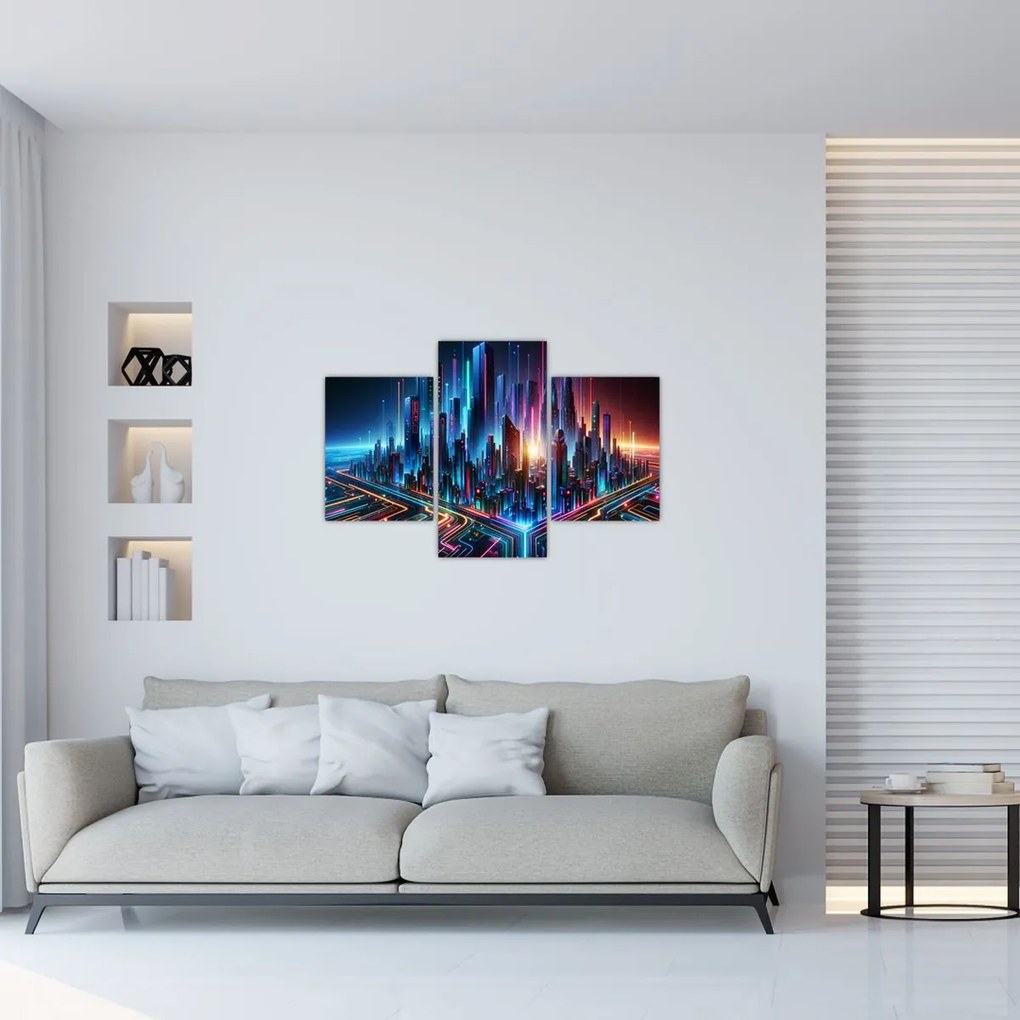 Kép - A jövő városa (90x60 cm)