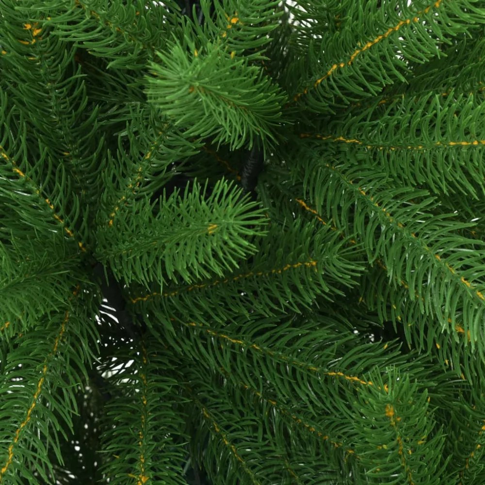 zöld műkarácsonyfa élethű tűlevelekkel 120 cm