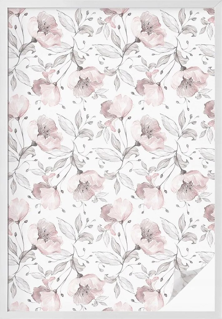 Öntapadós Ablakfólia Adatvédelem Rózsalevelek 100x146 cm