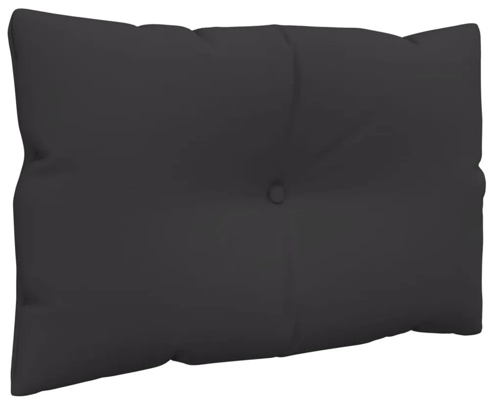 3 db fekete szövet raklappárna